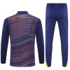 FC Barcelona Trenings Collegegenser 2025-26 Kvart-Zip Navy - Herre